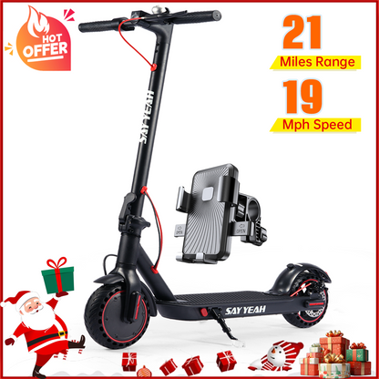 TOXOZERS Electric Scooter for Adults, Folding Commuter Scooter with Phone Holder, Urban Travel & City Commute