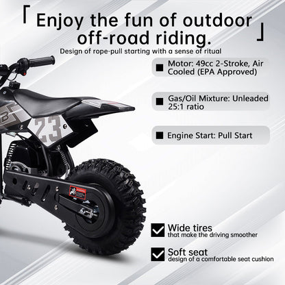 SAY YEAH Big Supermoto 50cc 2-Stroke Kids Dirt Bike