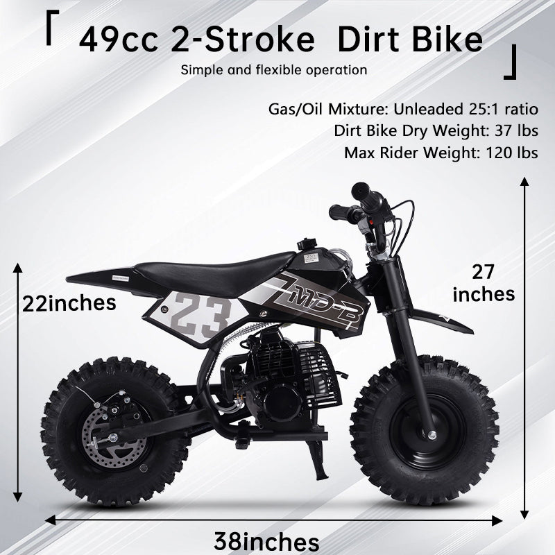 SAY YEAH Big Supermoto 50cc 2-Stroke Kids Dirt Bike