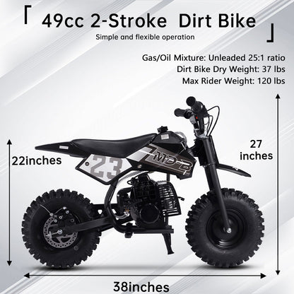 SAY YEAH Big Supermoto 50cc 2-Stroke Kids Dirt Bike