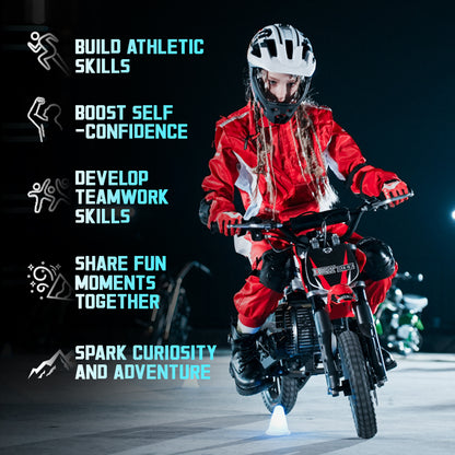 SAY YEAH Dirt Bike,2-Stroke Steel Frame Mini bike for Backyard Trails & Woodland Adventures,Max Speed 25mph,Maximum load 180lbs