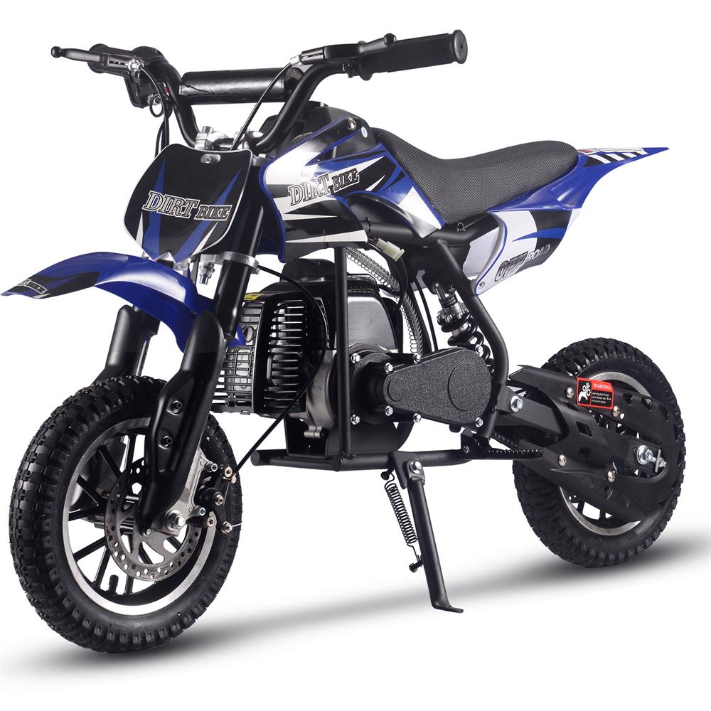 50cc Gas Dirt Bike for Kids 8–12, 2-Stroke Mini Dirt Bike, Off-Road Motorcycle for Beginners,Easy Pull Start