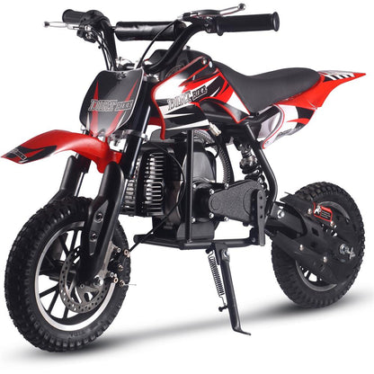 50cc Gas Dirt Bike for Kids 8–12, 2-Stroke Mini Dirt Bike, Off-Road Motorcycle for Beginners,Easy Pull Start
